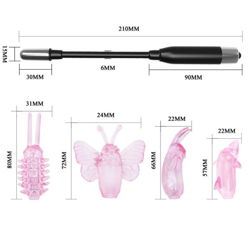 Wizard Wand Stimulator with Vibration