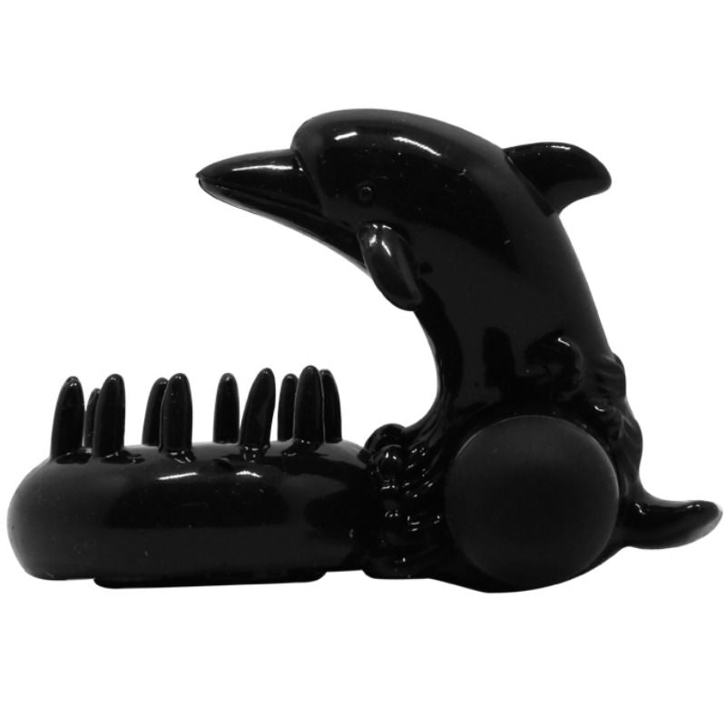 Sweet ring with clitoral stimulator delfin