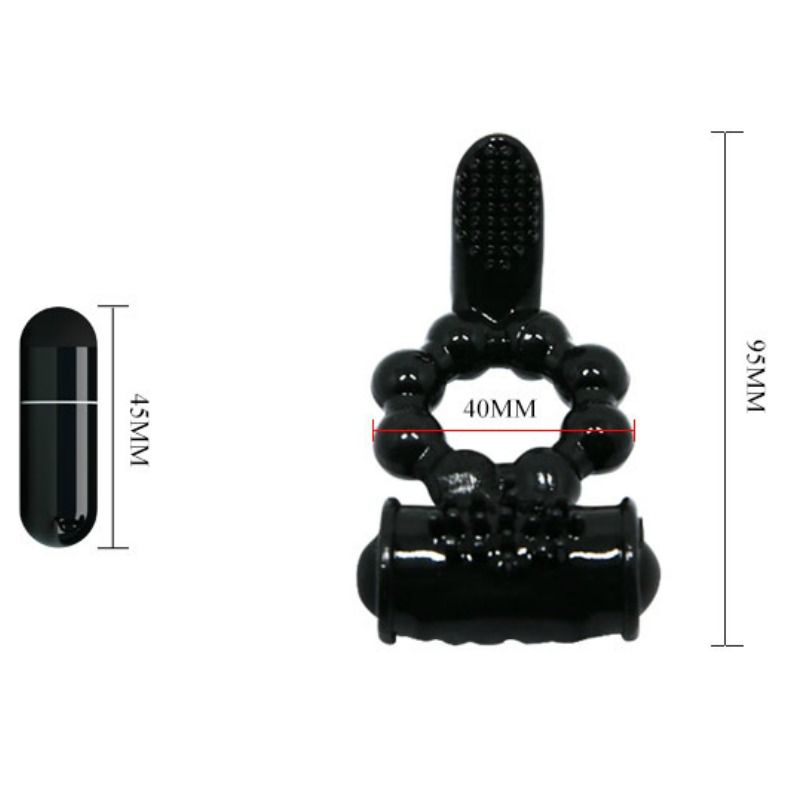 Sweet ring with double stimulator