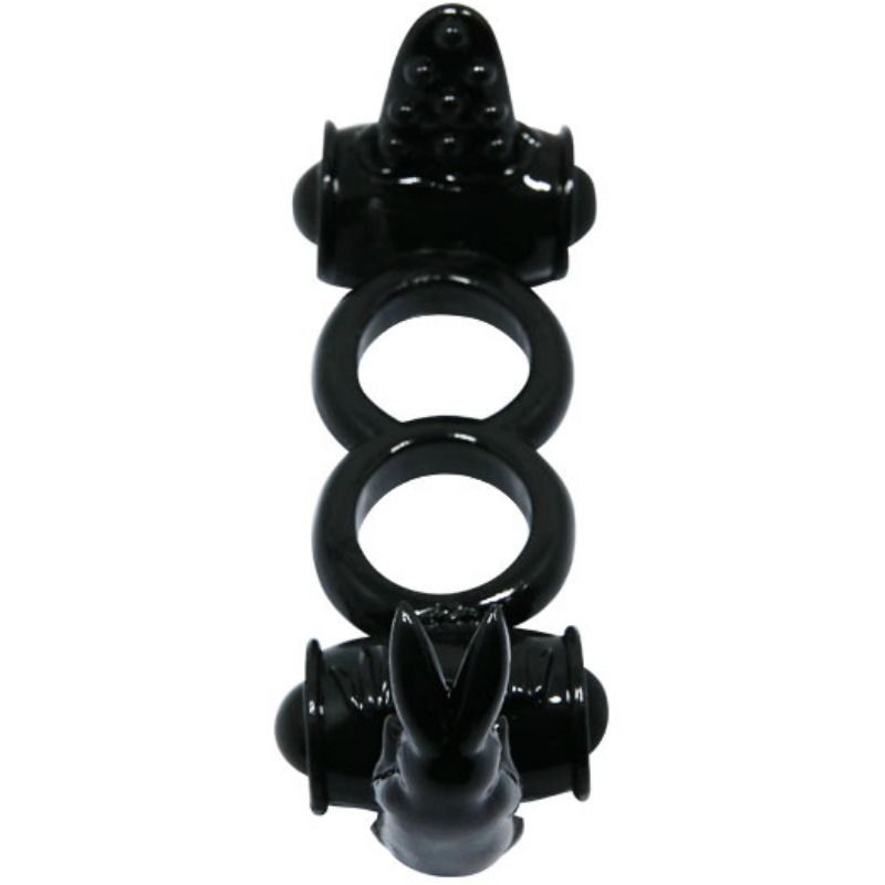 Sweet ring double ring with double rabbit