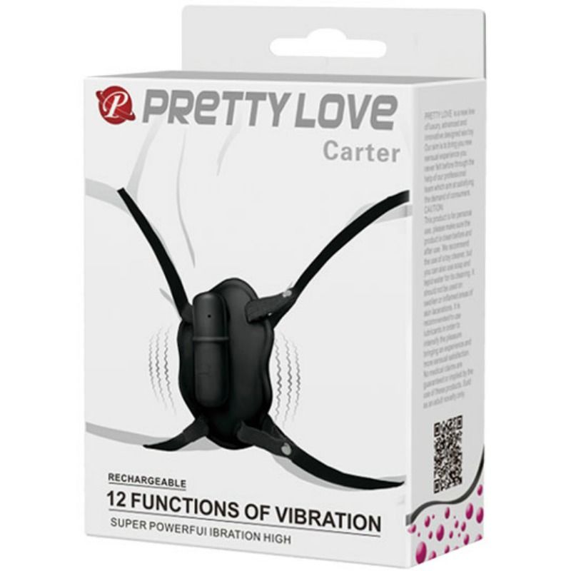 Strap on with vibrating bullet casing