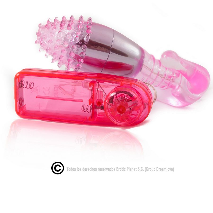 Vaginal and anal stimulator with vibration