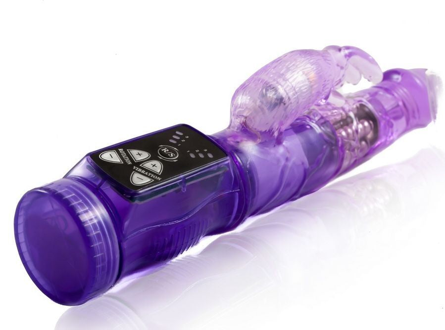 Mini rotator with lilac happy angel bunny