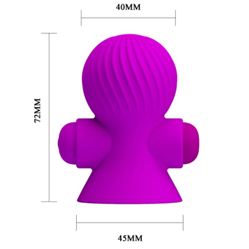 Nipple stimulators 12 vibration modes lilac