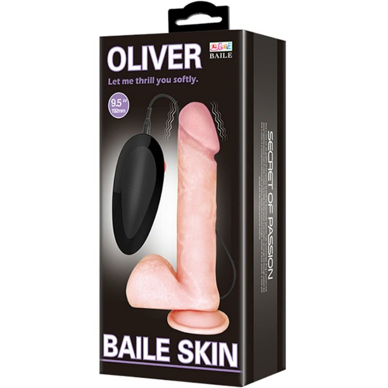 Oliver realistic dildo with vibration