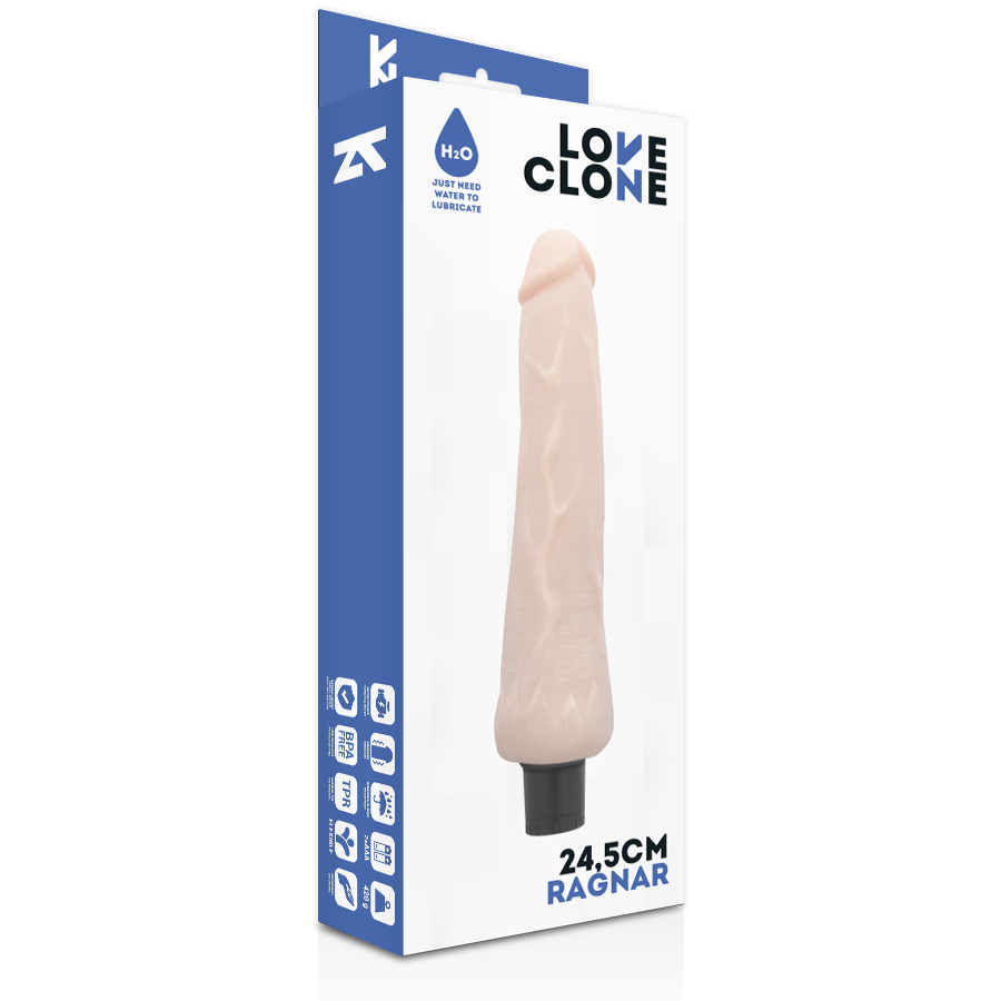Ragnar self-lubricating vibrator 24.5 cm -o- 3.5 cm