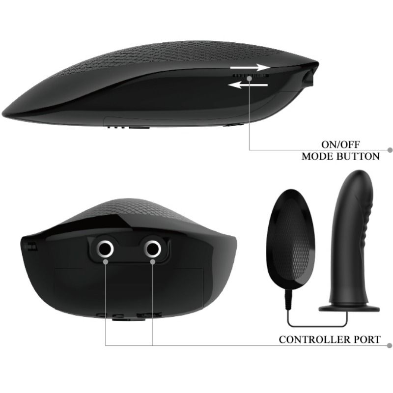 Myron avec vibration et gode creux
