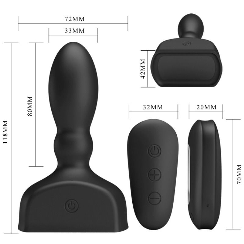 Marriel vibrateur prostatique et gonflable