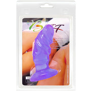 Unisex anal plug with lilac suction cup