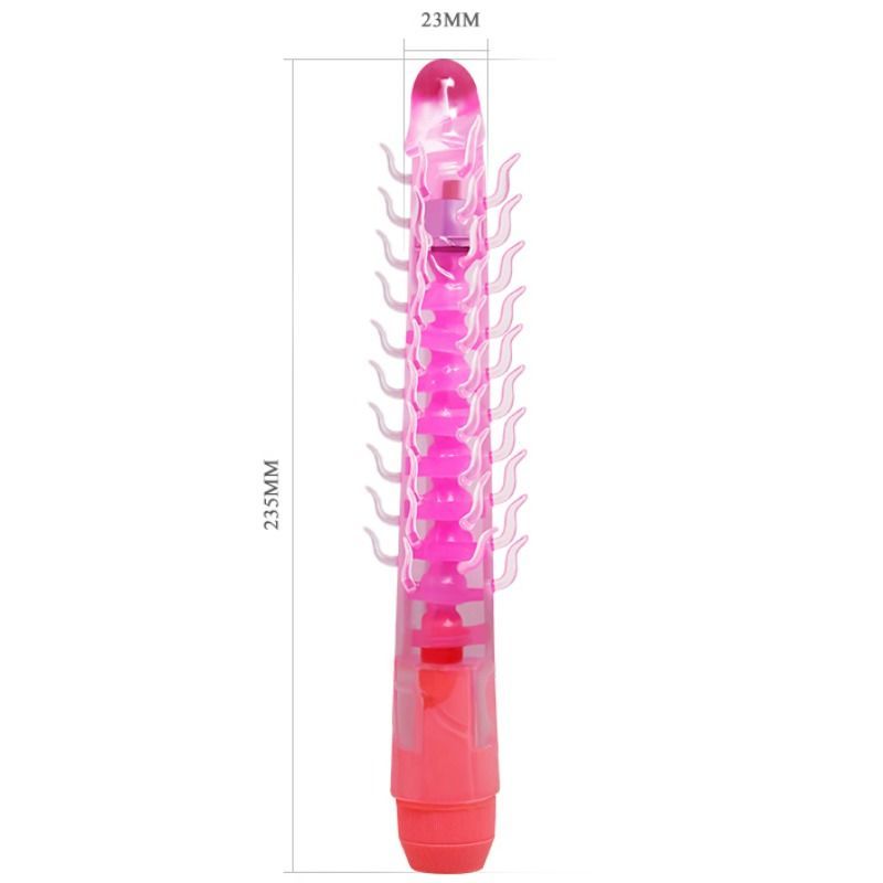 Flexi vibe sensual spine foldable vibrating dildo lilac 23.5 cm