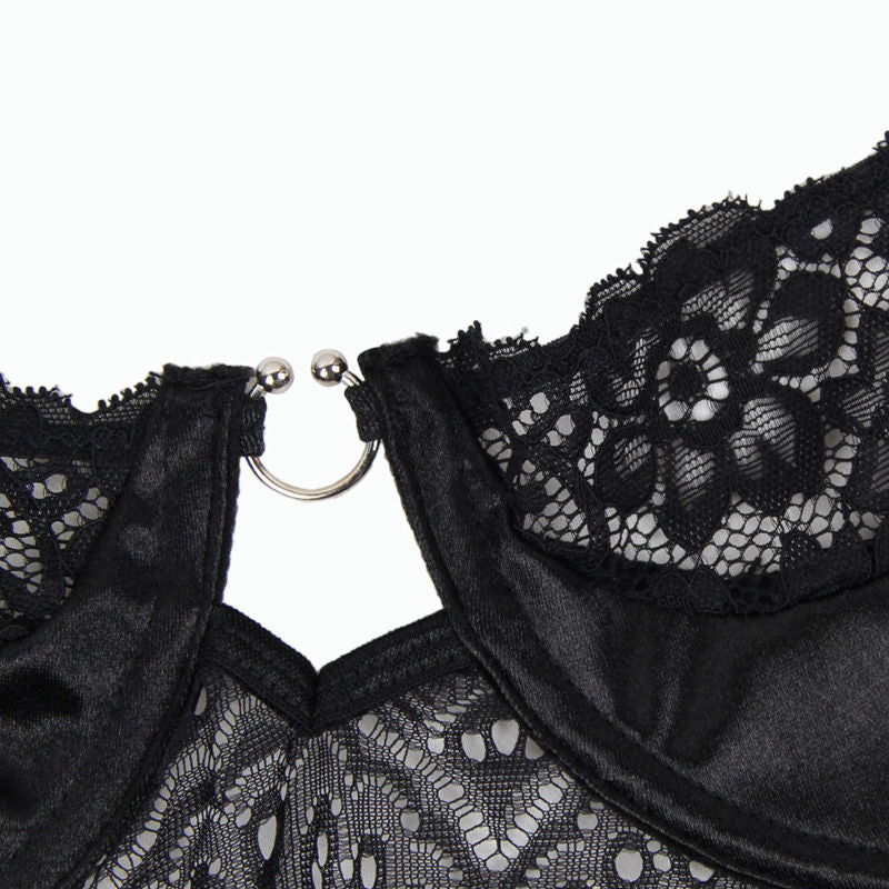 Corset corset and belt subblime black s / m