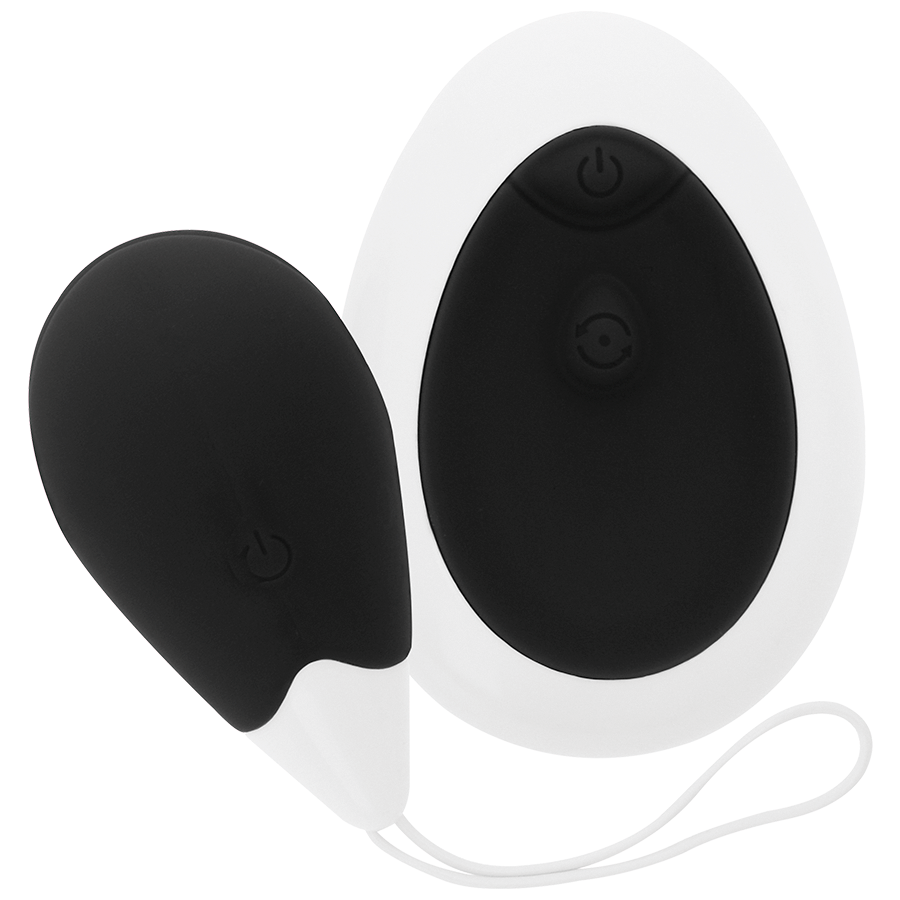 Jan vibrating egg with remote control, black