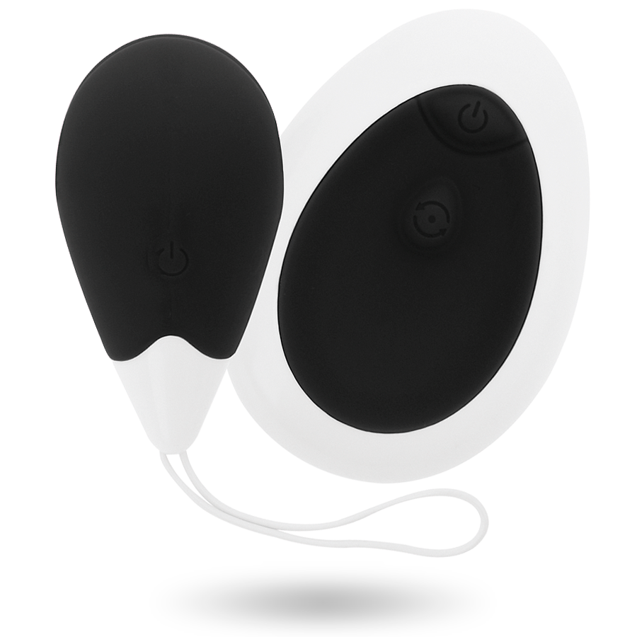 Jan vibrating egg with remote control, black
