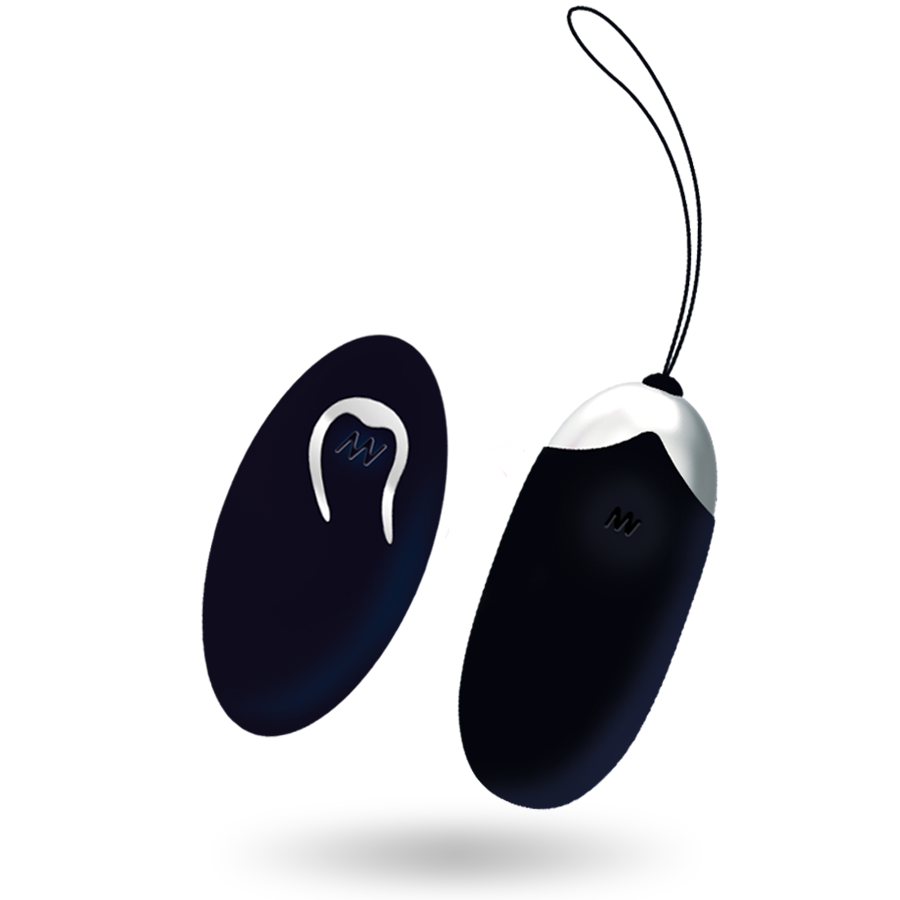Flippy II Vibrating Egg with Remote Control Black