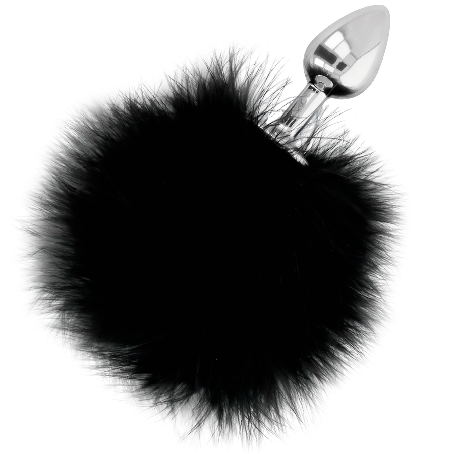 Extra anal plug with black tail 7 cm
