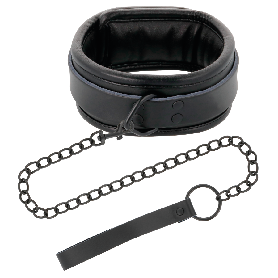 Black necklace with chain