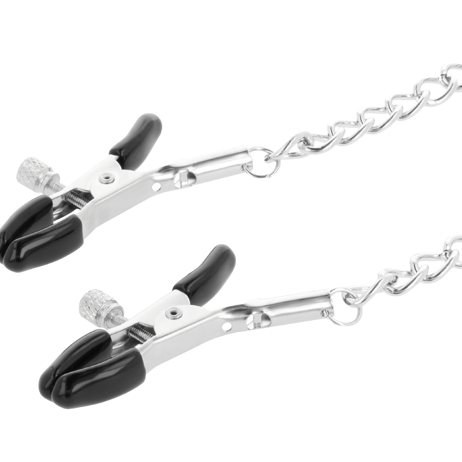 Black nipple clamp collar
