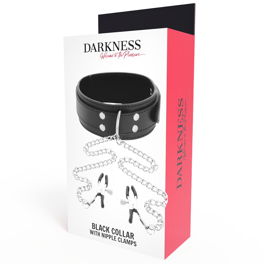 Black nipple clamp collar