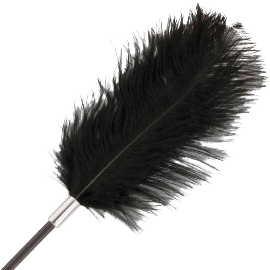 Black love feather whip 56 cm