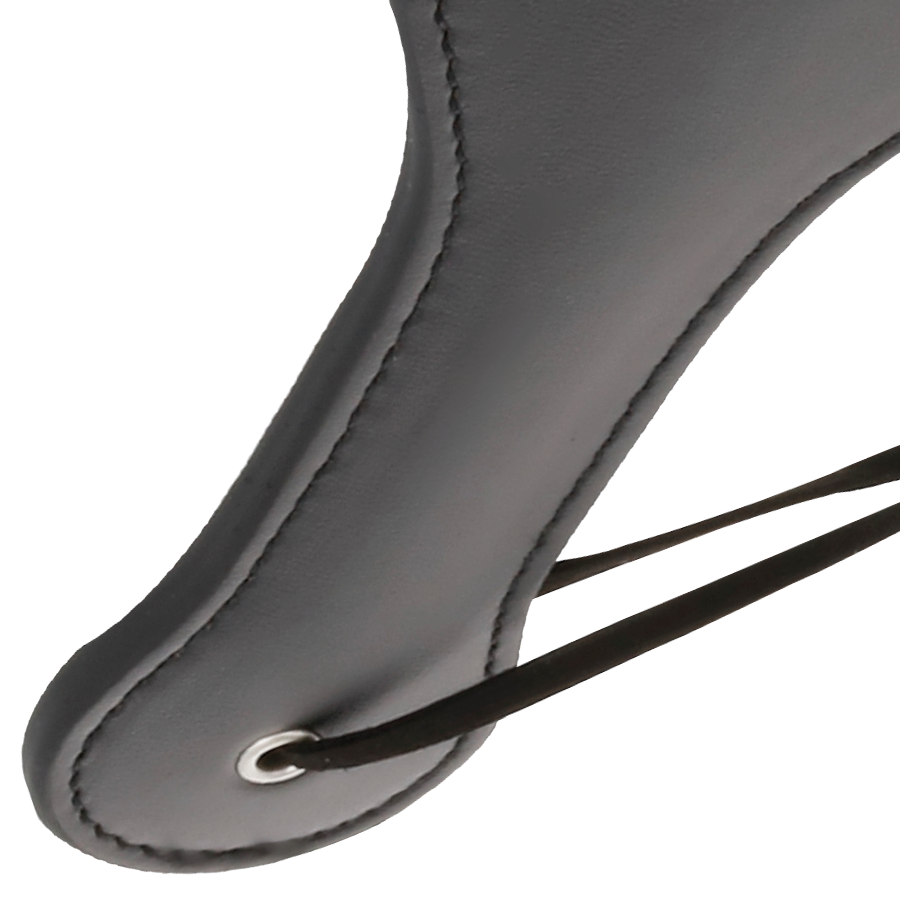 Black round fetish paddle