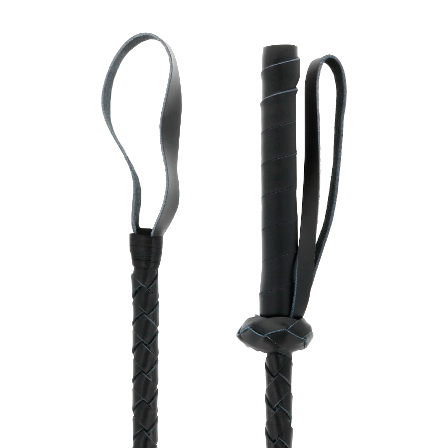 Leather fetish bdsm whip 60cm