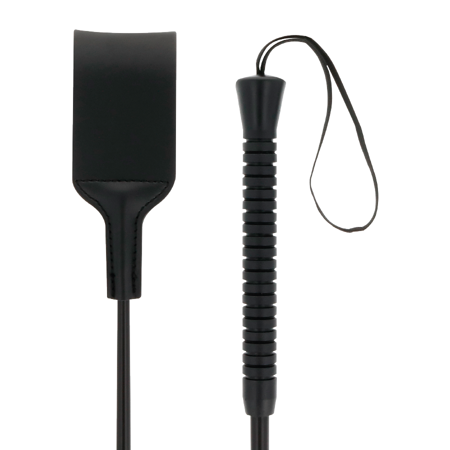 Large black fetish bdsm whip
