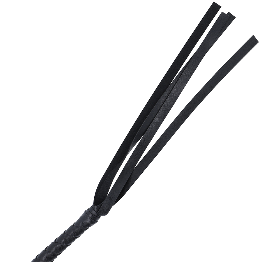 Black bondage whip 210cm