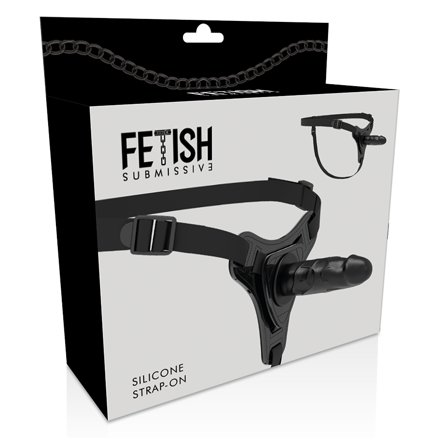 Realistic black silicone 15 cm