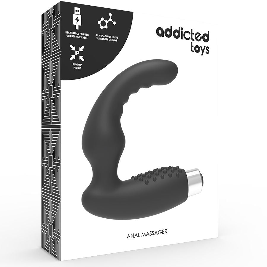 Rechargeable Prostate Vibrator Model 2 - Black