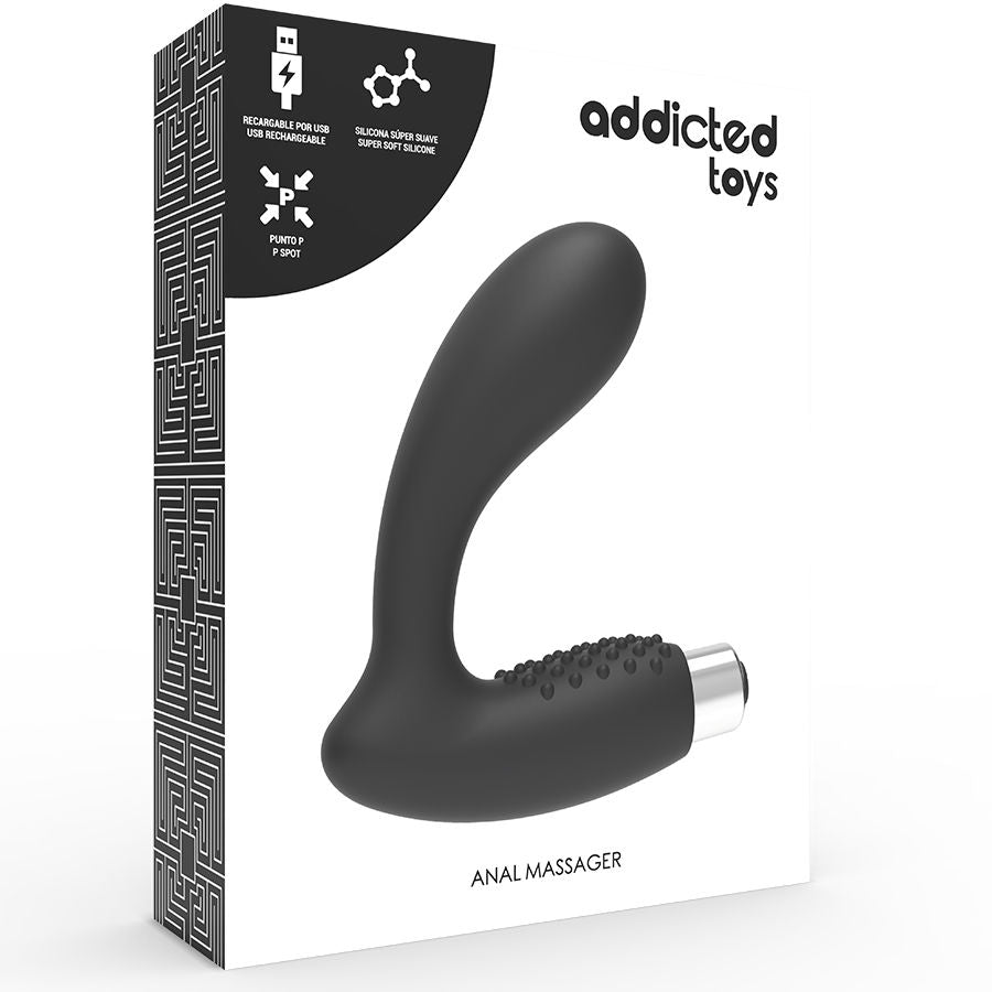 Rechargeable Prostate Vibrator Model 5 - Black