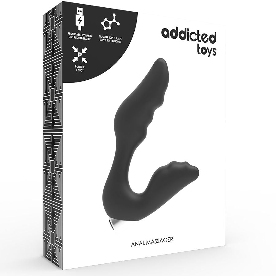 Rechargeable Prostate Vibrator Model 6 - Black