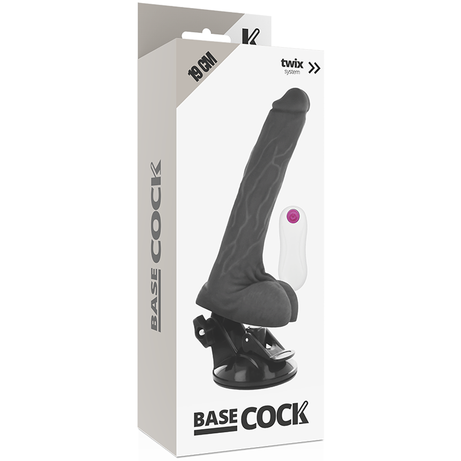 Realistic natural vibrator remote control 19 cm -o- 4 cm