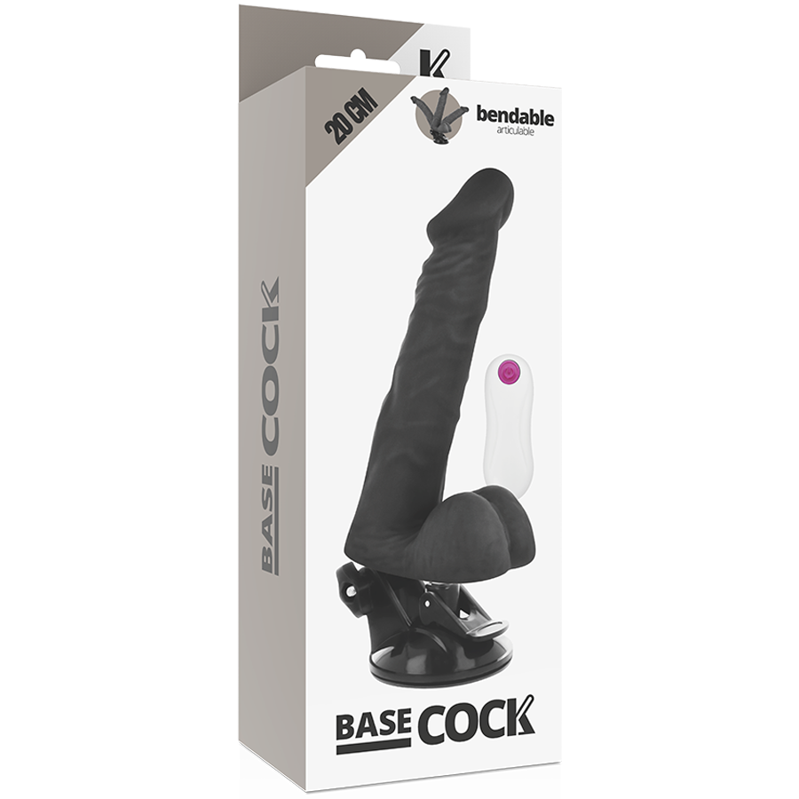 Natural articulated remote control vibrator 20 cm -o- 4.5 cm