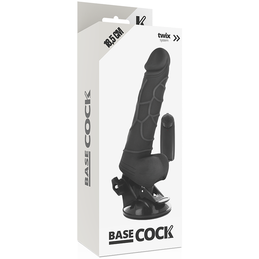 Realistic Natural Remote Control Vibrator 18.5cm -o- 4cm