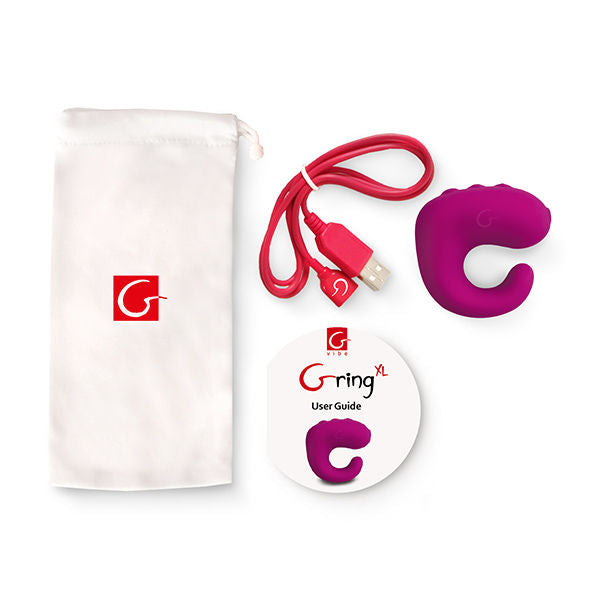 Fun toys gring vibrator ring xl sweet raspberry