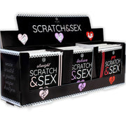 Affichage + postures scratch & sex (es/en/fr/pt/de)
