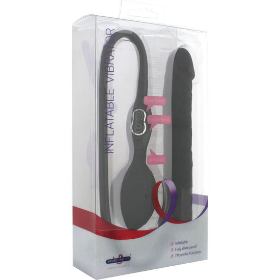 Vibrateur gonflable noir