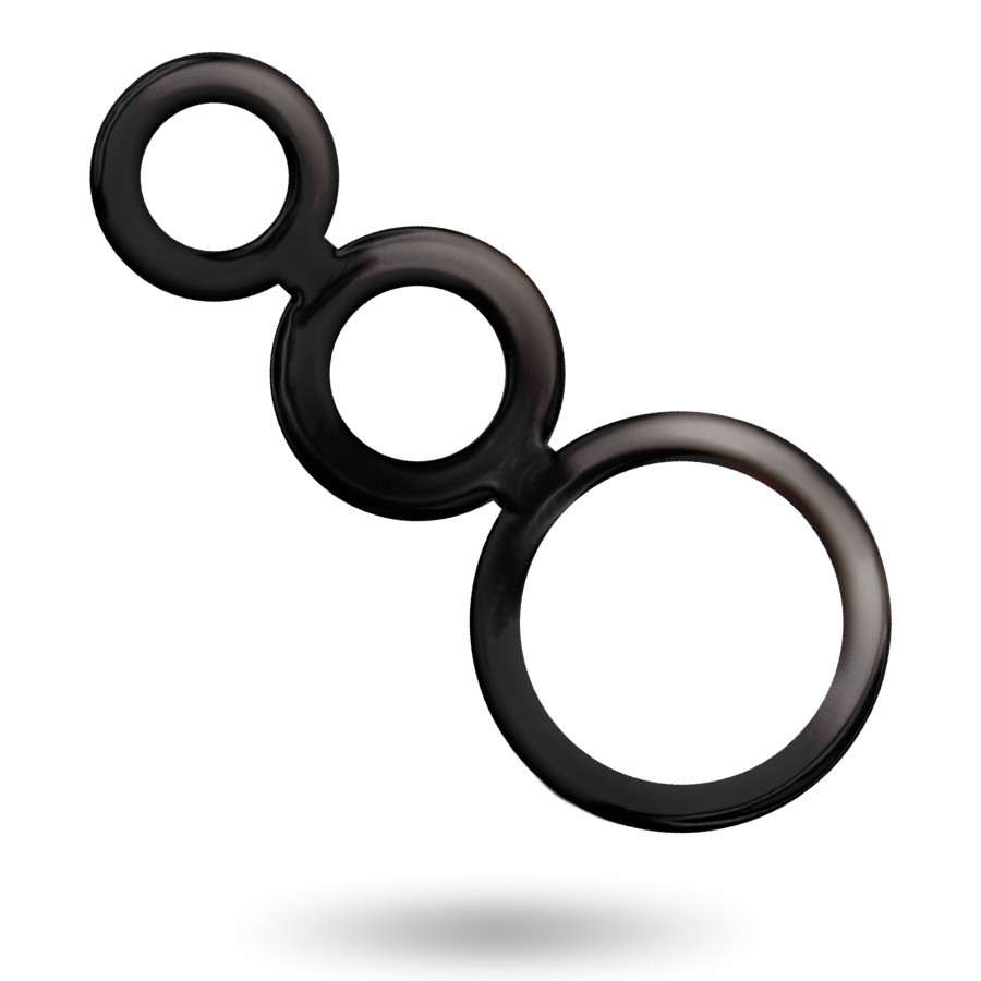 Penis Ring Set - Smoked