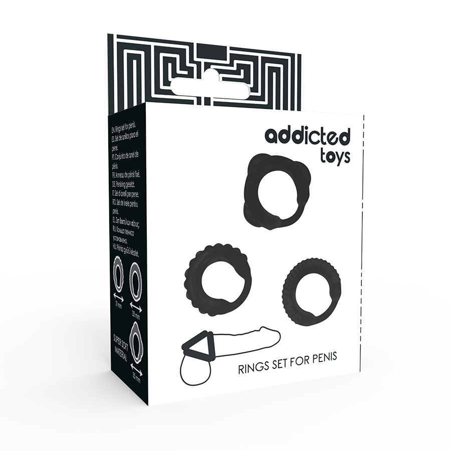 Black C-ring set