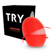 Black egg masturbator discreet version