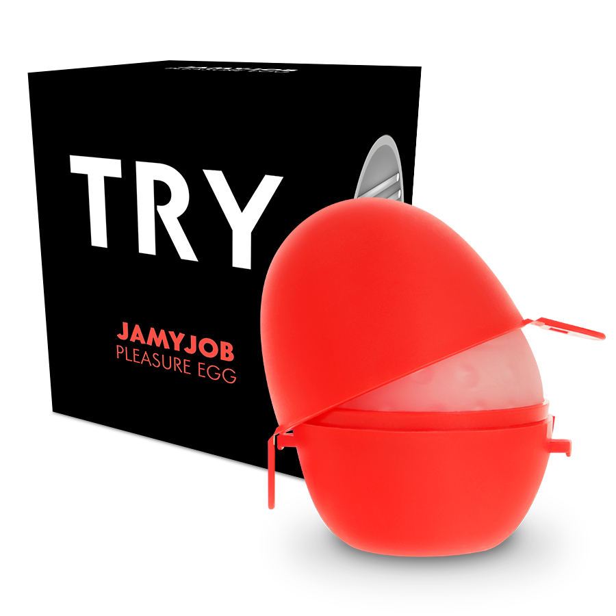 Black egg masturbator discreet version