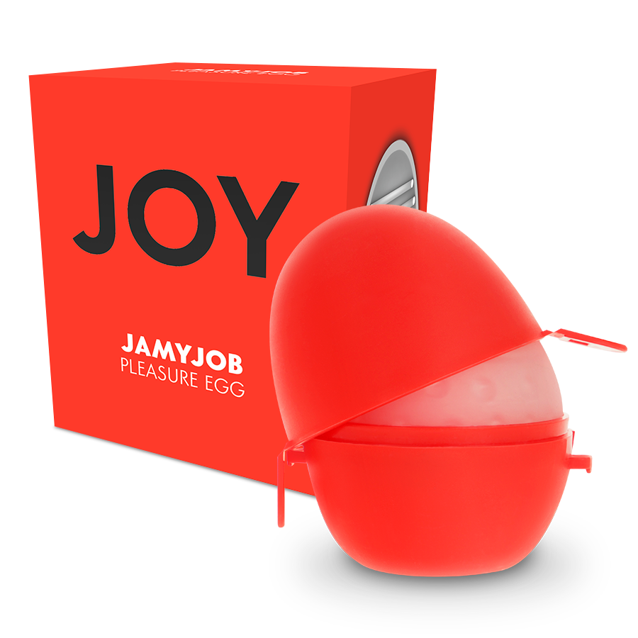 Egg masturbator red discreet version