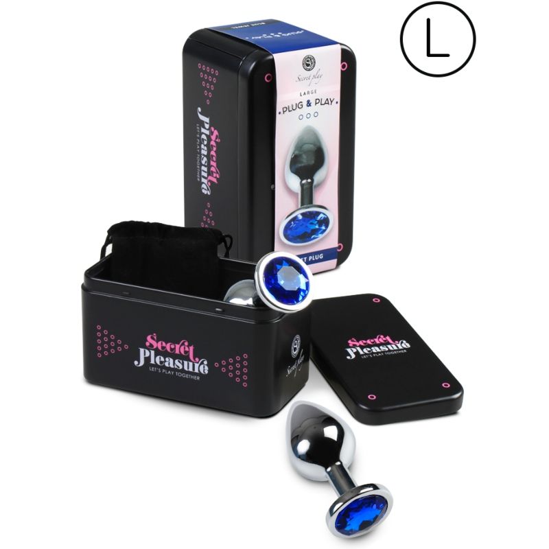 Anal plug size L blue