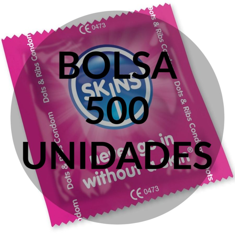 Préservatifs points & bandes sac 500 unités