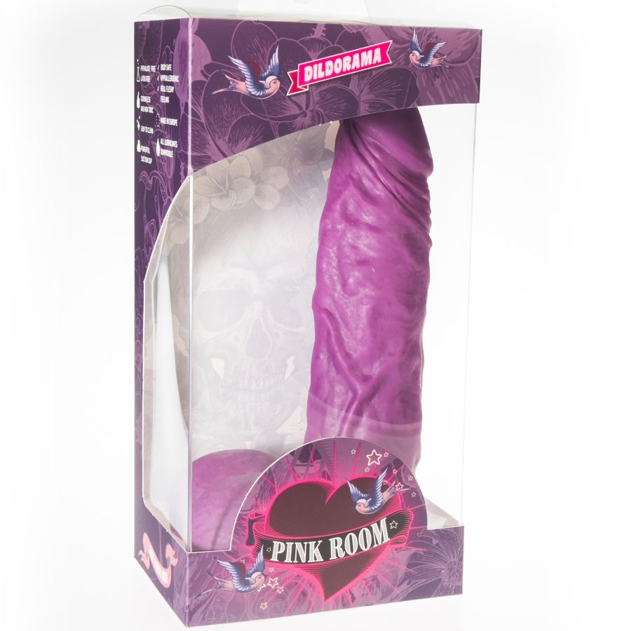Chems realistic dildo purple 20 cm