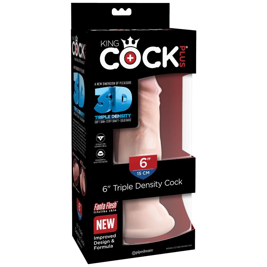 Triple density dildo 15 cm