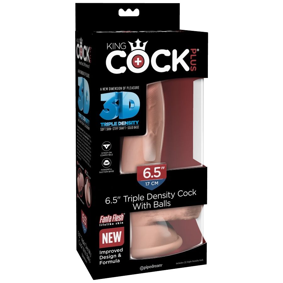Triple density dildo 14 cm