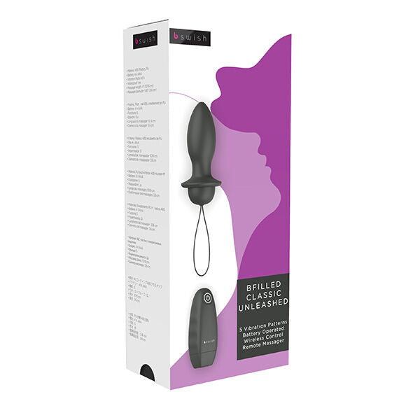 Classic bfilled black vibrating plug