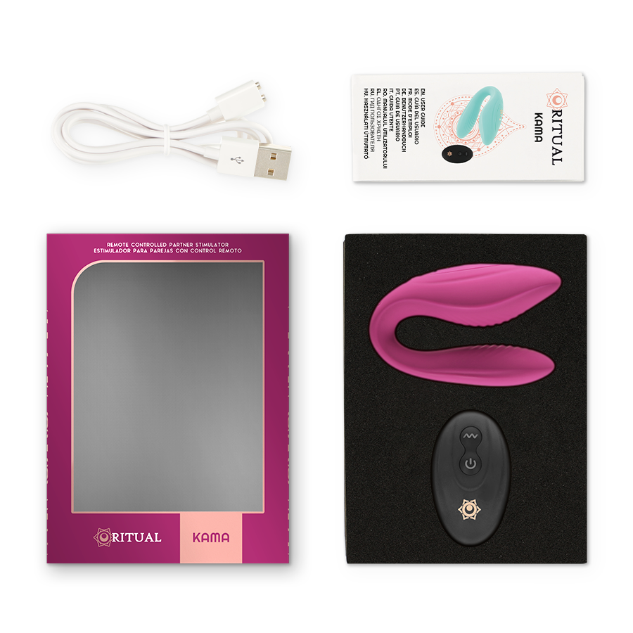 Kama remote control for couples azabache