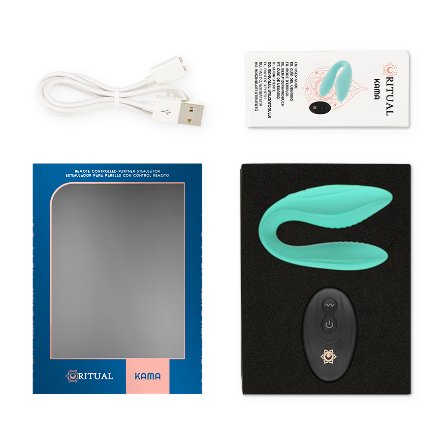 Télécommande kama pour couples azabache